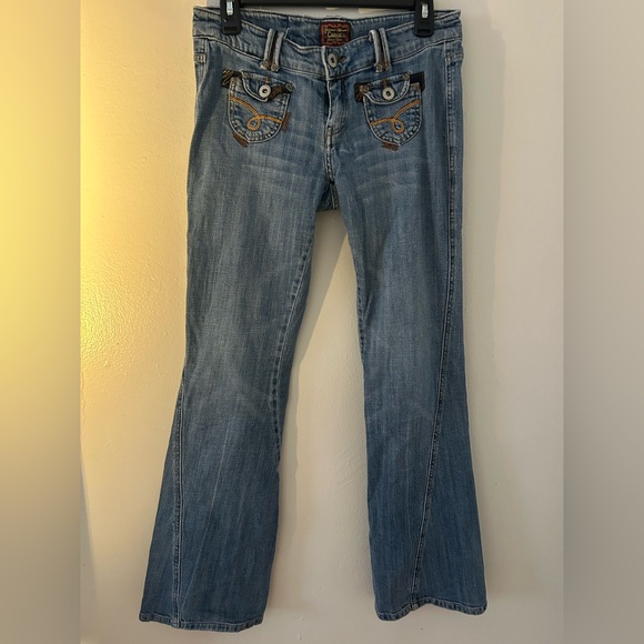 Z. Cavaricci Light Blue Flare Jeans - Picture 1 of 6